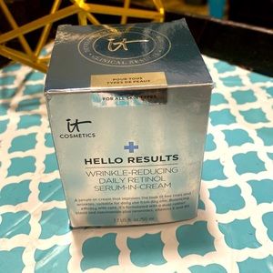 HELLO RESULTS WRINKLE-REDUCING RETINOL SERUM-IN-CREAM.